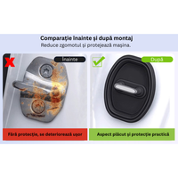 Protecție Silicon pentru Broasca Ușii Auto, Anti-zgomot, Anti-Rugină