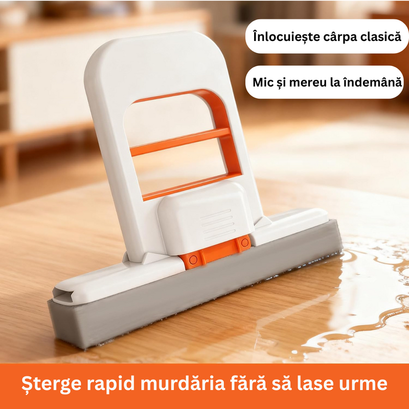 Mini Mop Multifuncțional cu Auto Stoarcere - SqueezeMop