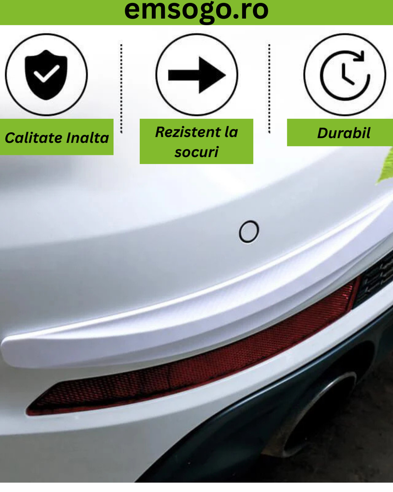 Protectie Bara Auto Fata Spate Anti-Zgarieturi ParkSafe (1+1 Gratis)