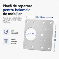 Kit Reparare Balamale - DulapFix™