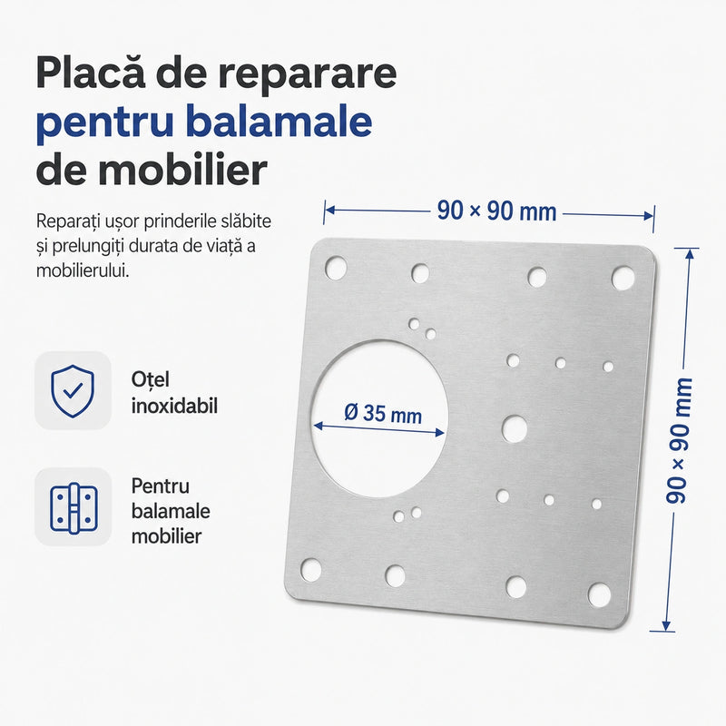 Kit Reparare Balamale - DulapFix™