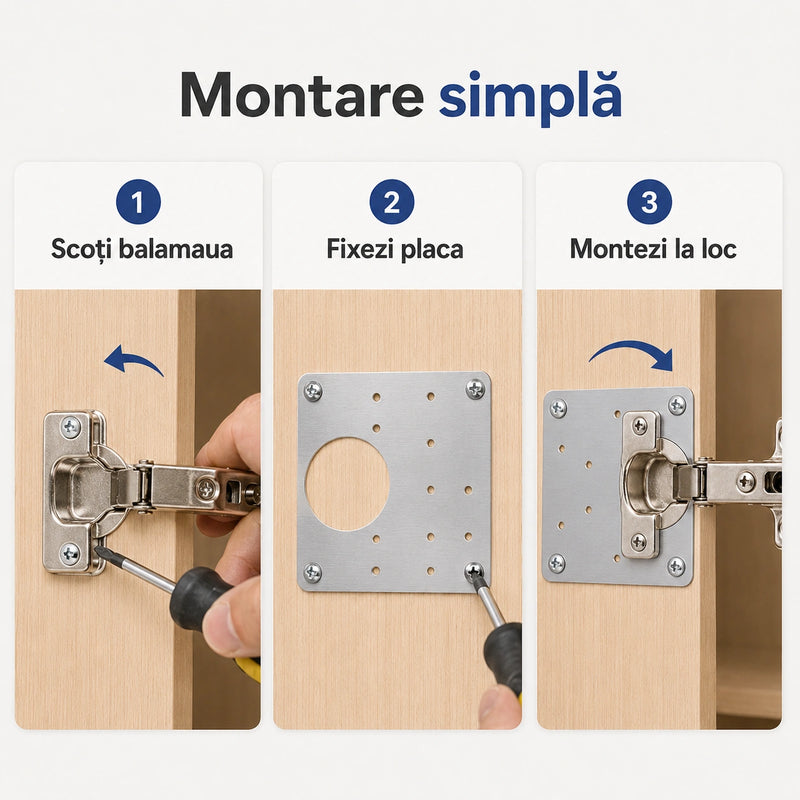 Kit Reparare Balamale - DulapFix™