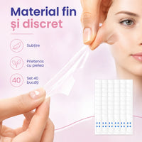 Benzi Transparente pentru Efect de Lifting Instant al Feței - ConturLift™