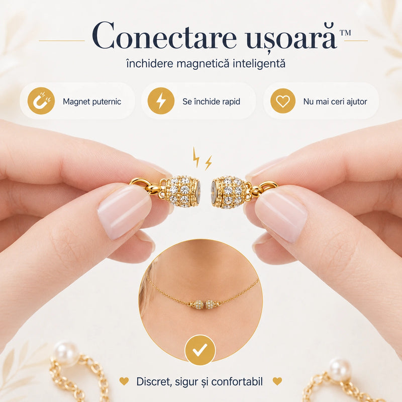 Set 12 Închizători Magnetice cu Extensie pentru Coliere și Brățări - ColierFix