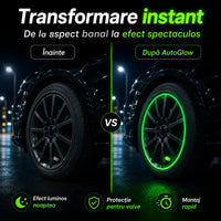 Set Capace Fosforescente pentru Valve Auto - AutoGlow