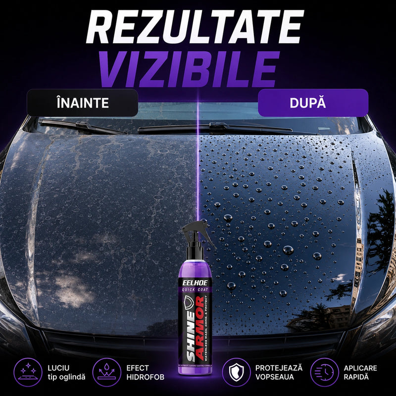 NanoLuciu™ - Spray Hidrofob 3 în 1 pentru Curățare, Luciu și Protecție Auto