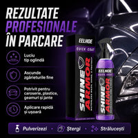 NanoLuciu™ - Spray Hidrofob 3 în 1 pentru Curățare, Luciu și Protecție Auto