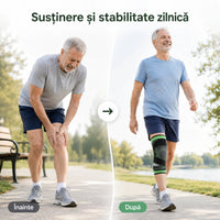 GenunchiFlex - Genunchieră Ajustabilă cu Bretele pentru Susținere și Compresie