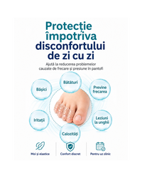 Set protectii pentru degetele de la picioare - PasiComfort
