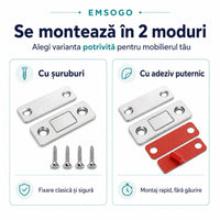 Set închizătoare magnetică pentru dulapuri - MagnetFix
