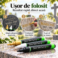 Set 3 Markere pentru Restaurarea Inscripțiilor Funerare - MonumentFix™