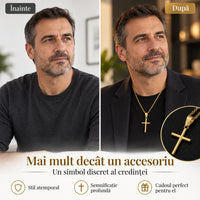 Lănțișor Religios cu Cruce - Crucea Ocrotitoare™