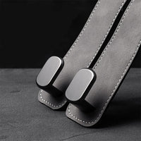 Cârlig Organizator Auto Premium pentru Tetieră - Cârlig Metalic Zinc + Finisaj Tip Piele CarHook