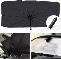 Parasolar Auto Pliabil Tip Umbrelă 125x65 cm