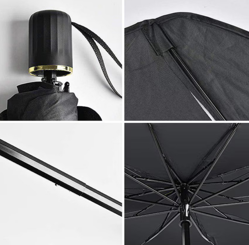 Parasolar Auto Pliabil Tip Umbrelă 125x65 cm