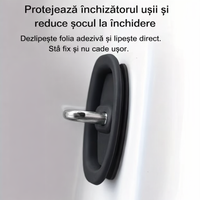 Protecție Silicon pentru Broasca Ușii Auto, Anti-zgomot, Anti-Rugină