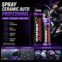 NanoLuciu™ - Spray Hidrofob 3 în 1 pentru Curățare, Luciu și Protecție Auto
