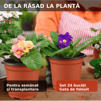 Set 24 Ghivece pentru Răsaduri 9x7 cm