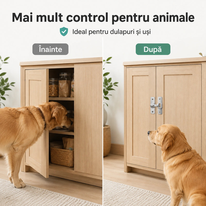 Set Încuietori Rotative pentru Uși și Ferestre - ZăvorFix™