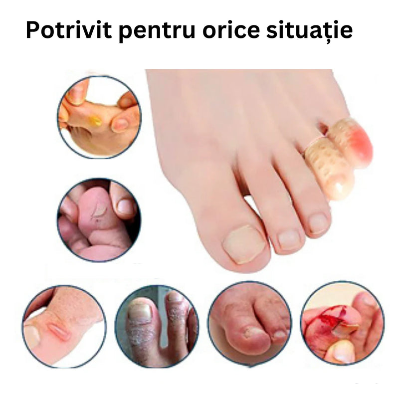 Set protectii pentru degetele de la picioare - PasiComfort